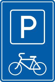 Знак Стоянка для велосипедов