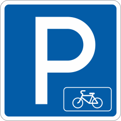 Знак Парковка для велосипедов