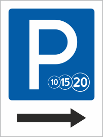 Табличка Указатель платной парковки