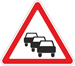 Дорожный знак «Затор»