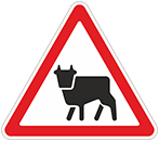 Дорожный знак «Перегон скота»