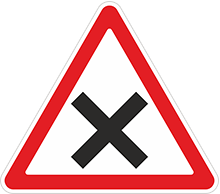 Дорожный знак Пересечение равнозначных дорог