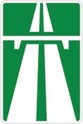 Дорожный знак «Автомагистраль»