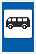 Дорожный знак «Место остановки автобуса»