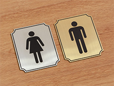 Табличка туалет мужской (женский)