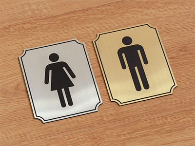 Табличка туалет мужской (женский)