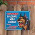 Табличка Злая собака, частная собственность