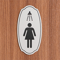 Табличка «Женский душ»