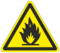 Знак Пожароопасно, легковоспламеняющиеся вещества