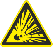 Знак «Взрывоопасно»