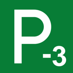 Табличка Уровень (этаж) парковки