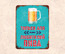 Табличка Только для любителей пива
