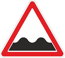 Дорожный знак Неровная дорога