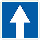 Дорожный знак «Дорога с односторонним движением»