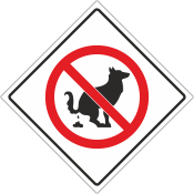 Знак «Не выгуливать собак»