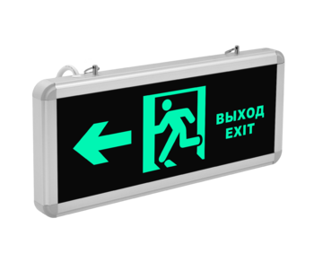 Световой указатель Аварийный выход exit налево